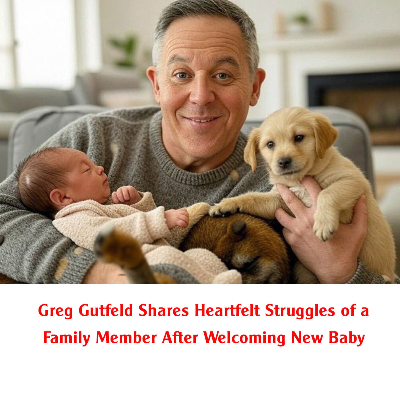 Greg Gutfeld Shares Heartfelt Struggles of a Family Member After Welcoming New Baby