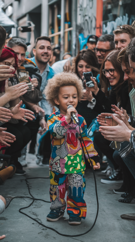 A 9-year-old just STUNNED the world with an original song on the street! His voice is so powerful, it left the crowd speechless and got everyone on their feet in awe, You wont believe the talent packed into this young star, this is PURE MAGIC