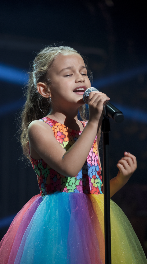 The judges exchanged amused glances when this little girl announced her song choice, no one saw what was coming next, But the second she started singing, their smirks vanished, The entire room froze, Her powerful voice sent chills through the audience, and within moments, the judges were on their feet, completely speechless, What just happened? This performance is so unbelievable, you have to see it for yourself