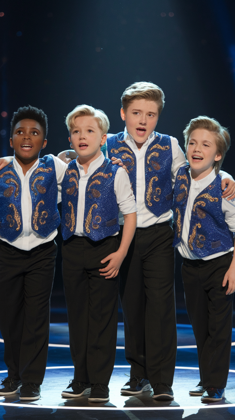 When these four boys stepped up to sing in church, no one expected THIS! Their sweet performance quickly spirals into chaos, thanks to one mischievous boy in a vest whose wild antics leave everyone gasping for air, The congregation struggles to keep a straight face, and by the end, you’ll be in tears from laughing so hard