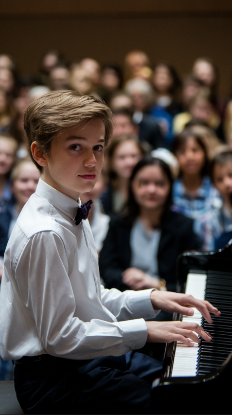 12 Year Old Sits Down for an Innocent Piano Performance at School, But the Result Would Change His Life Forever