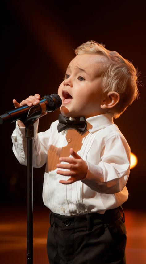 A 1-YEAR-OLD SINGING? This miracle child steps onto the stage, and what happens next will blow your mind! The moment he starts singing, the judges are left in tears, and the audience is completely frozen in shock, How is this possible? A voice this incredible at such a young age? Its truly unbelievable!