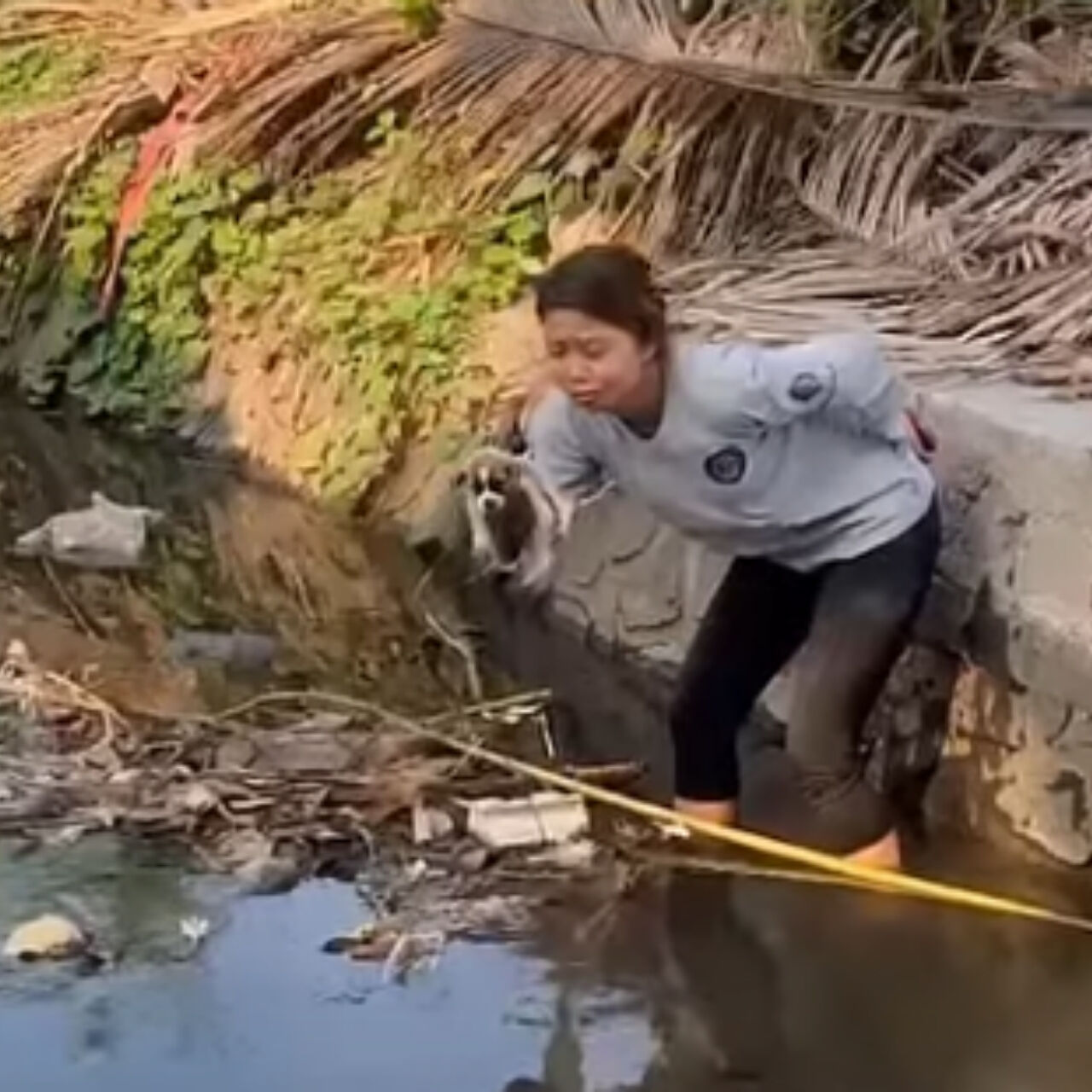 Trapped in a Ditch and Crying for His Mother—Then Someone Finally Helped