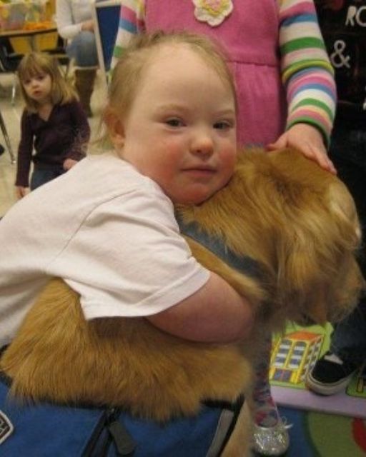 Until she met the dog in the blue vest, my daughter refused to talk to her classmates.
