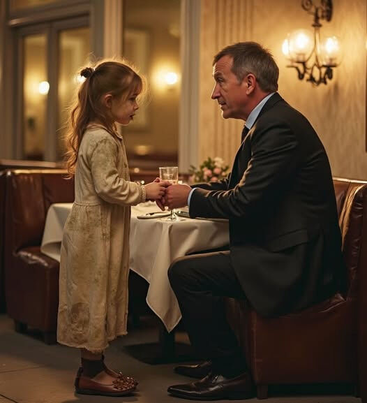 At a restaurant, a homeless girl came up to a rich customer and cautioned, “Don’t eat that—I saw the chef drop it on the floor.”