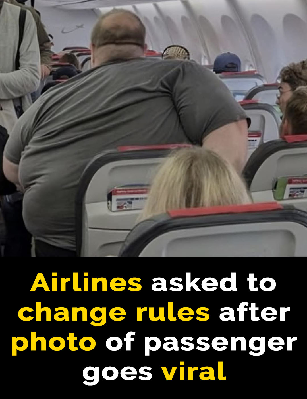 Airlines urged to take action after passenger’s photo sparks viral outrage