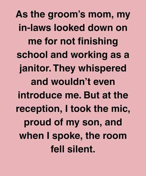 THE SPEECH THAT CHANGED EVERYTHING AT MY SON’S WEDDING