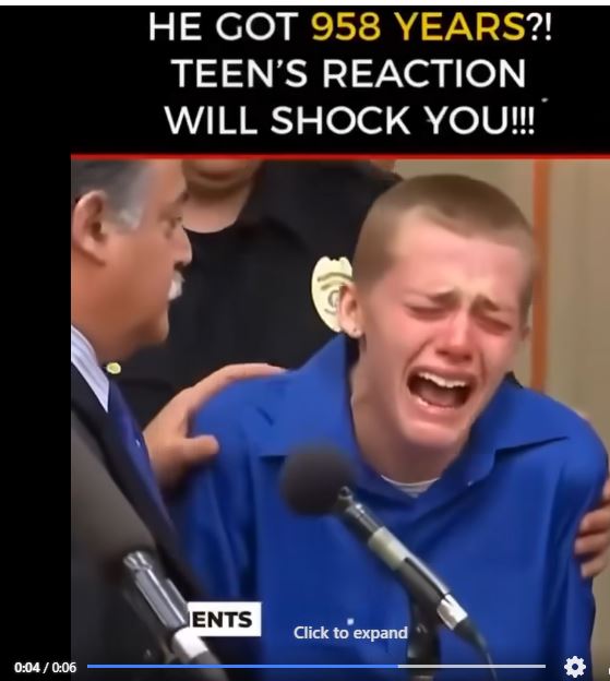 Teen Sentenced to 985 Years in Prison — Courtroom Reaction Goes Viral