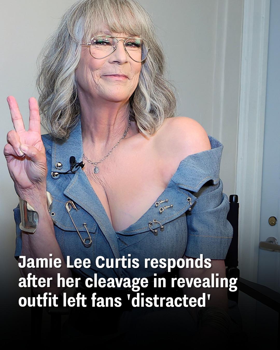 Jamie Lee Curtis Claps Back at Viral Cleavage Buzz While Reuniting with Lindsay Lohan in Freakier Friday