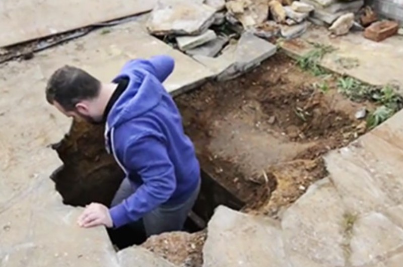 Man Kept Hearing Strange Noises Under Driveway, Look What He Found Inside