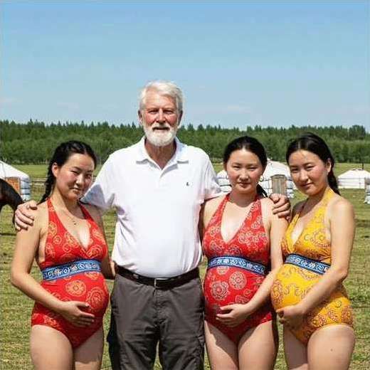 American Man Finds Unexpected Family With Three Mongolian Sisters…See more