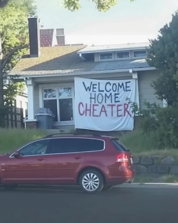 A Mysterious Banner Appeared Outside Our House One Day—The Real Surprise Was Who Wrote It and Why