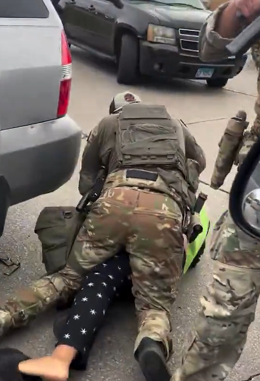 Woman Confronts DHS Agents During Enforcement Operation — Video Goes Viral
