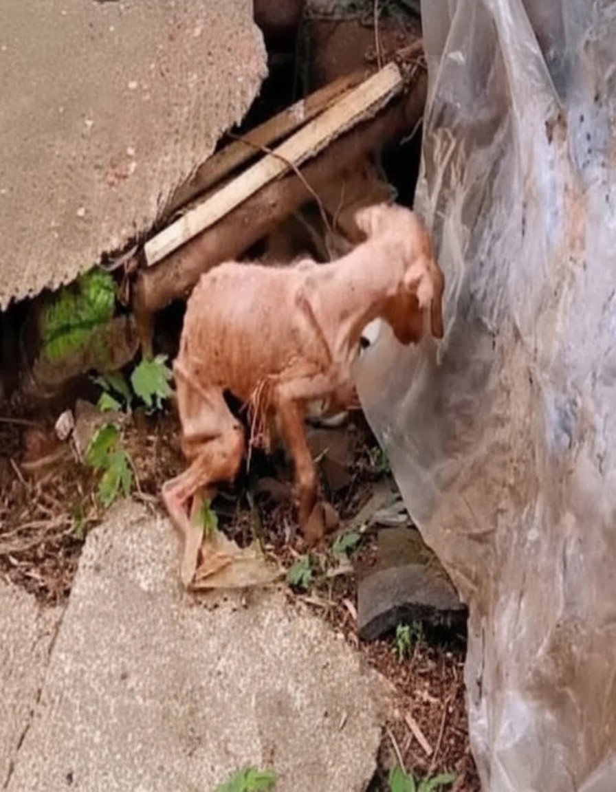 From Skin-and-Bones “Alien” to Fluffy Miracle: The Dog No One Thought Would Survive