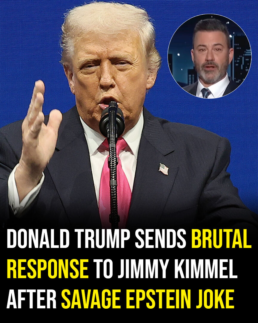 Donald Trump sends brutal message to Jimmy Kimmel after Epstein-themed joke