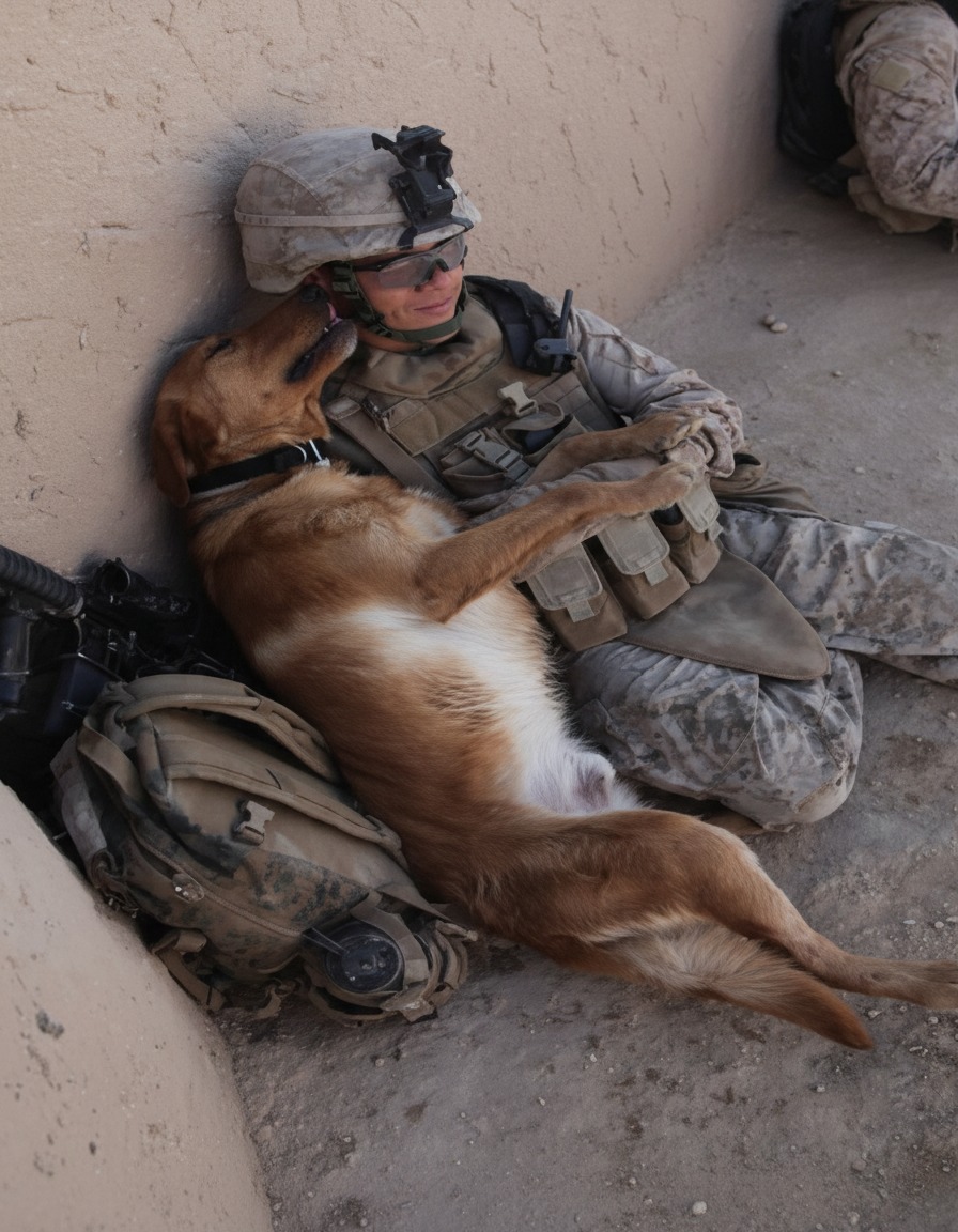 The Day a Stray Dog Saved His Marine – And Refused to Let Go