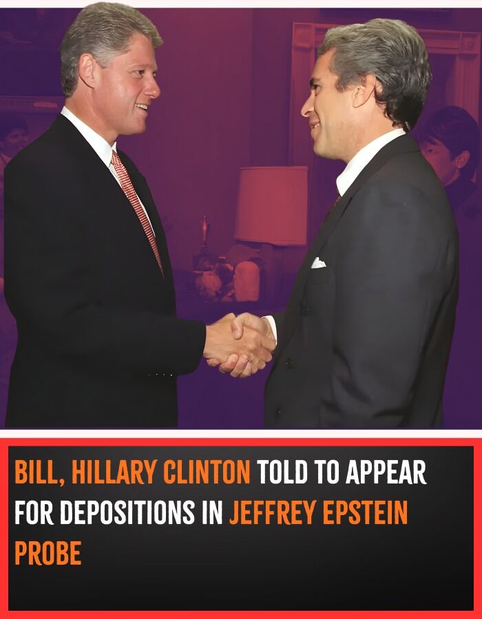 Bill, Hillary Clinton told to appear for depositions in Jeffrey Epstein probe