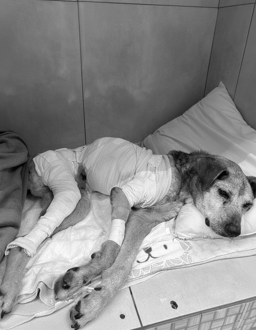 He Arrived in Bandages, Left in Tears: The Dog Nobody Expected to Love