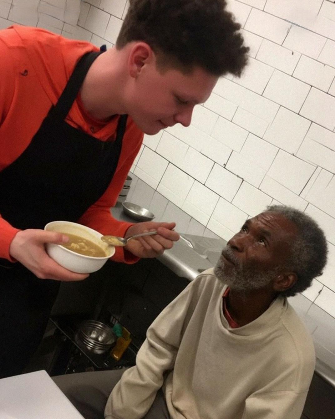 Waiter Fired for Letting Homeless Man Stay in Restaurant – The Next Morning, a Plane Ticket Appears on His Doorstep