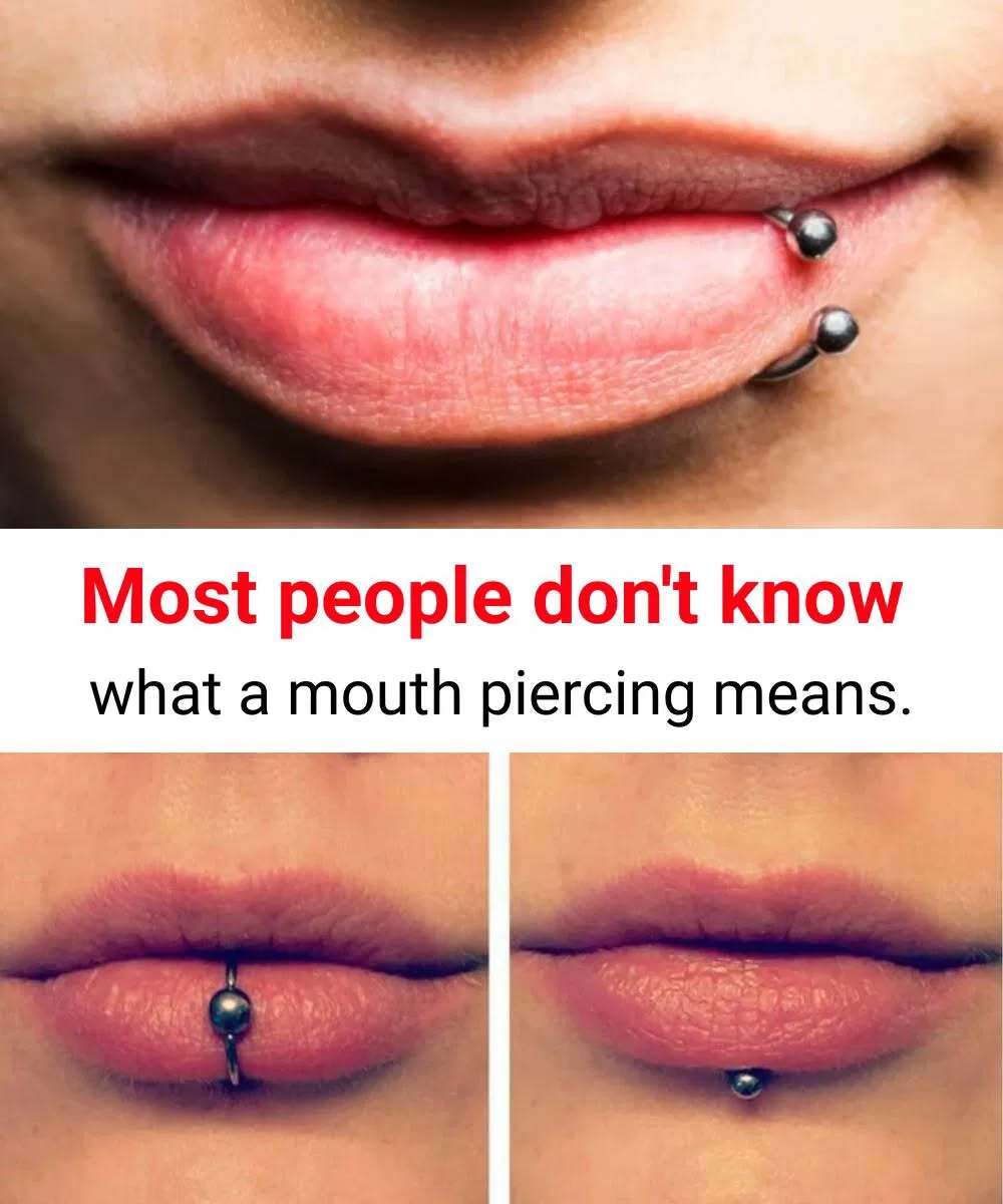 Most People Do Not Realize What a Mouth Piercing Reveals About Someone!