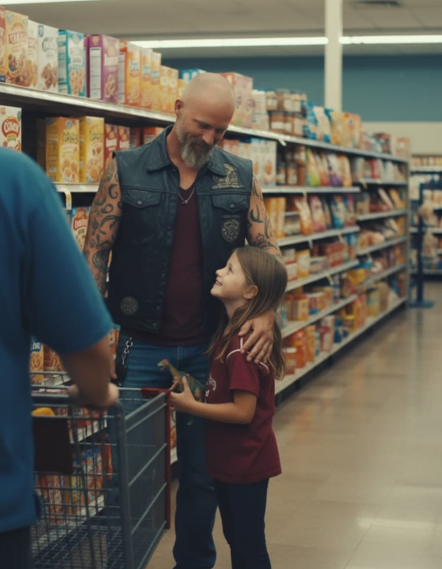 SOTD – Four Bikers Showed Up To Say Goodbye To The Little Girl Nobody Else Wanted To Visit!