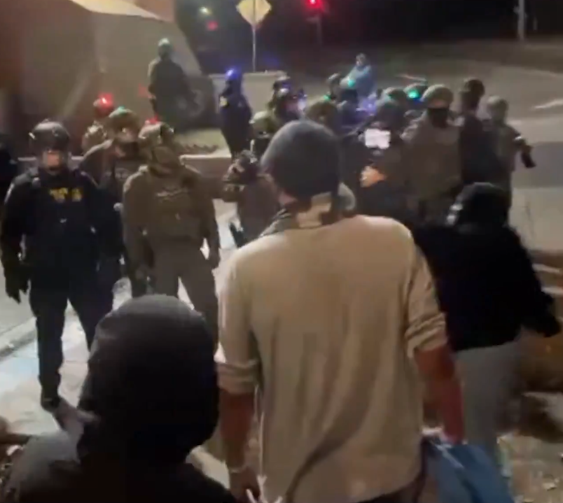 Portland ICE Protest Turns Chaotic on November 11, 2025