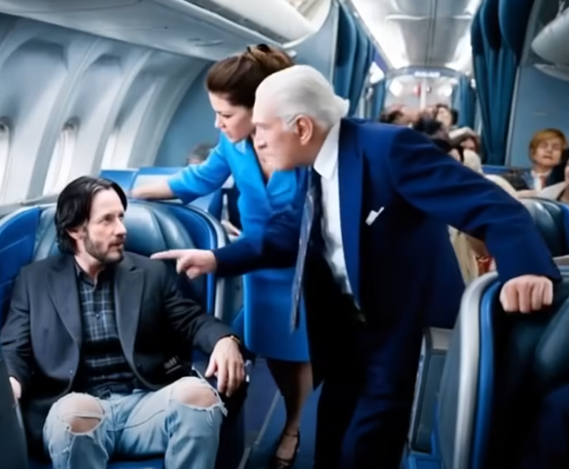 Man Insults Keanu Reeves on a First Class Flight — Instantly Regrets It When the Truth Is Revealed