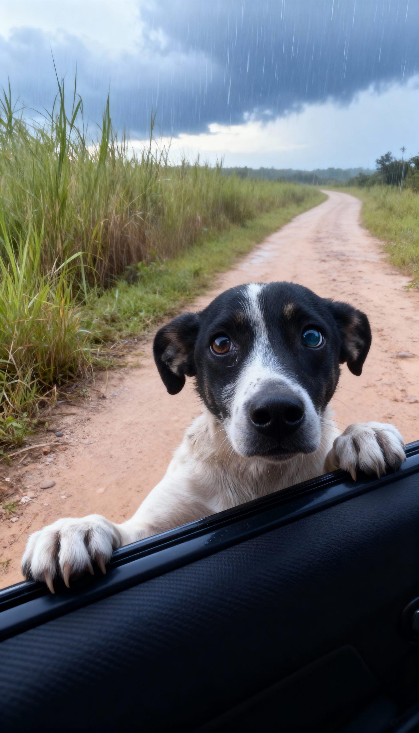 A Roadside Plea: The Stray Who Found a Forever Home