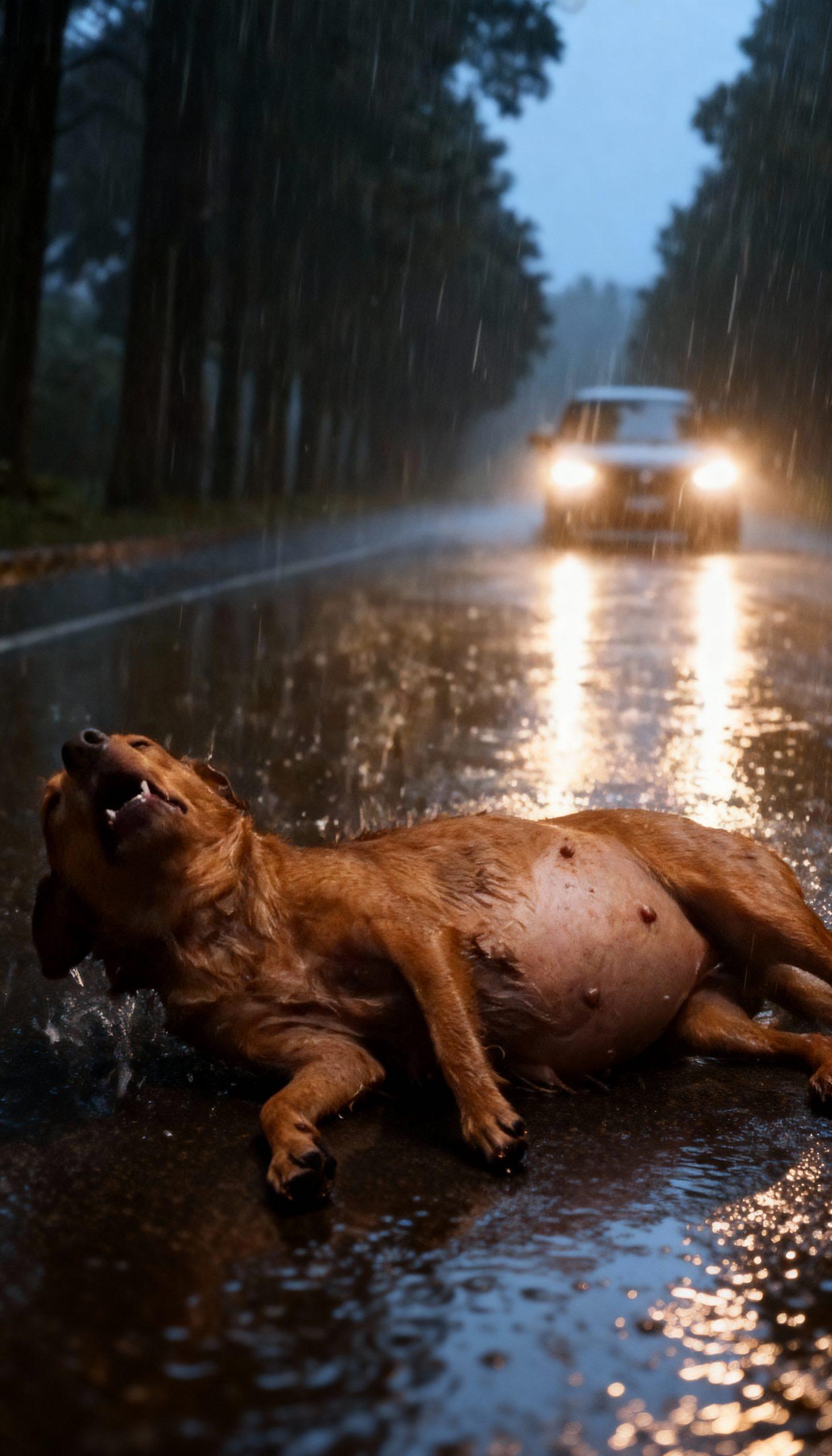 A Mother’s Fight: Unexpected Rescue on a Stormy Night