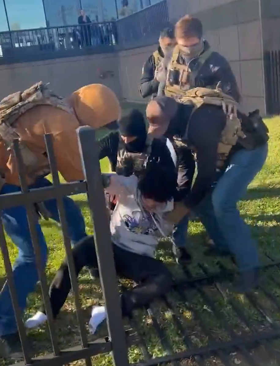 ICE Agents Film Confrontation Outside Chicago Courthouse Sparks Outrage