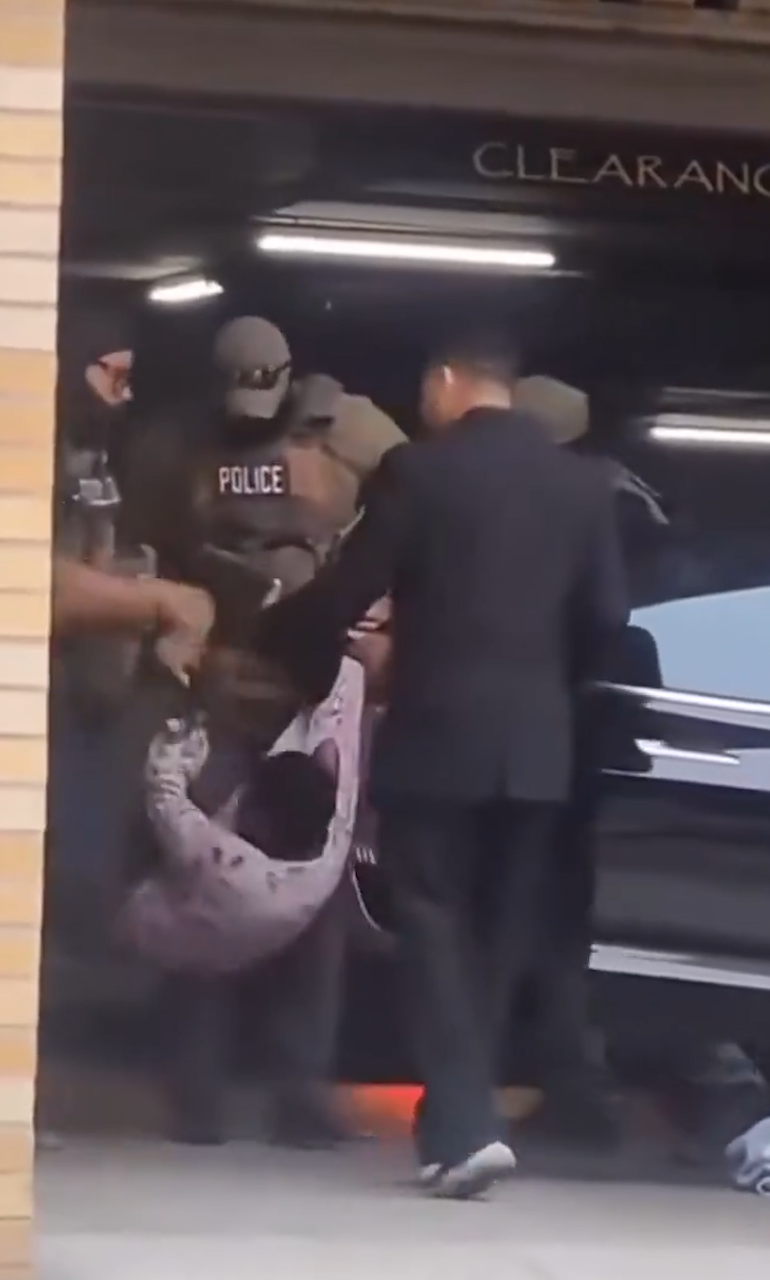 Crowd Erupts as Federal Agents Struggle to Detain Woman During Arrest