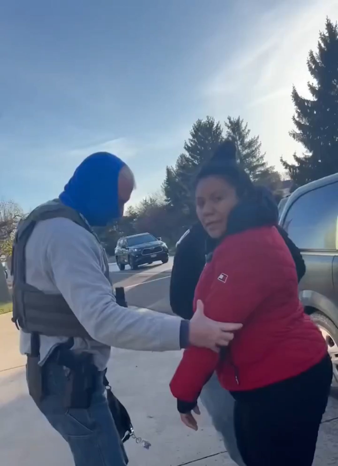 ICE Agents Arrest Suspected Illegal Immigrant as Bystander Tries to Interfere with Operation