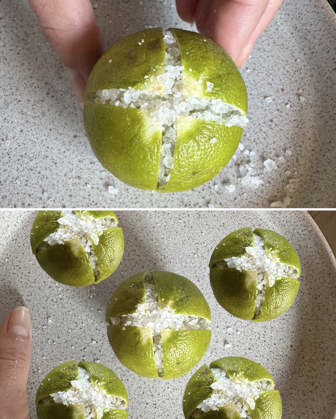 Put a lemon with salt on a plate, place in center of room.
