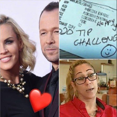 Donnie Wahlberg hands single mom jaw-dropping tip at IHOP – tells her “open it when we leave”