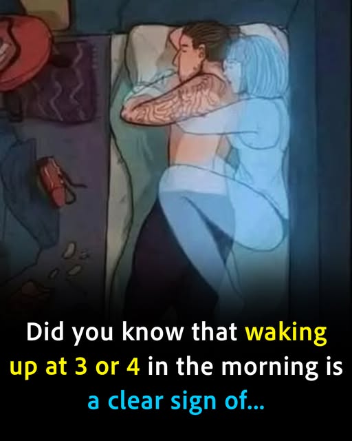 Did you know that waking up at 3 or 4 in the morning is a clear sign of…see more