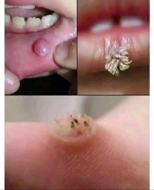 Be very careful if it comes out in your mouth, you are infected