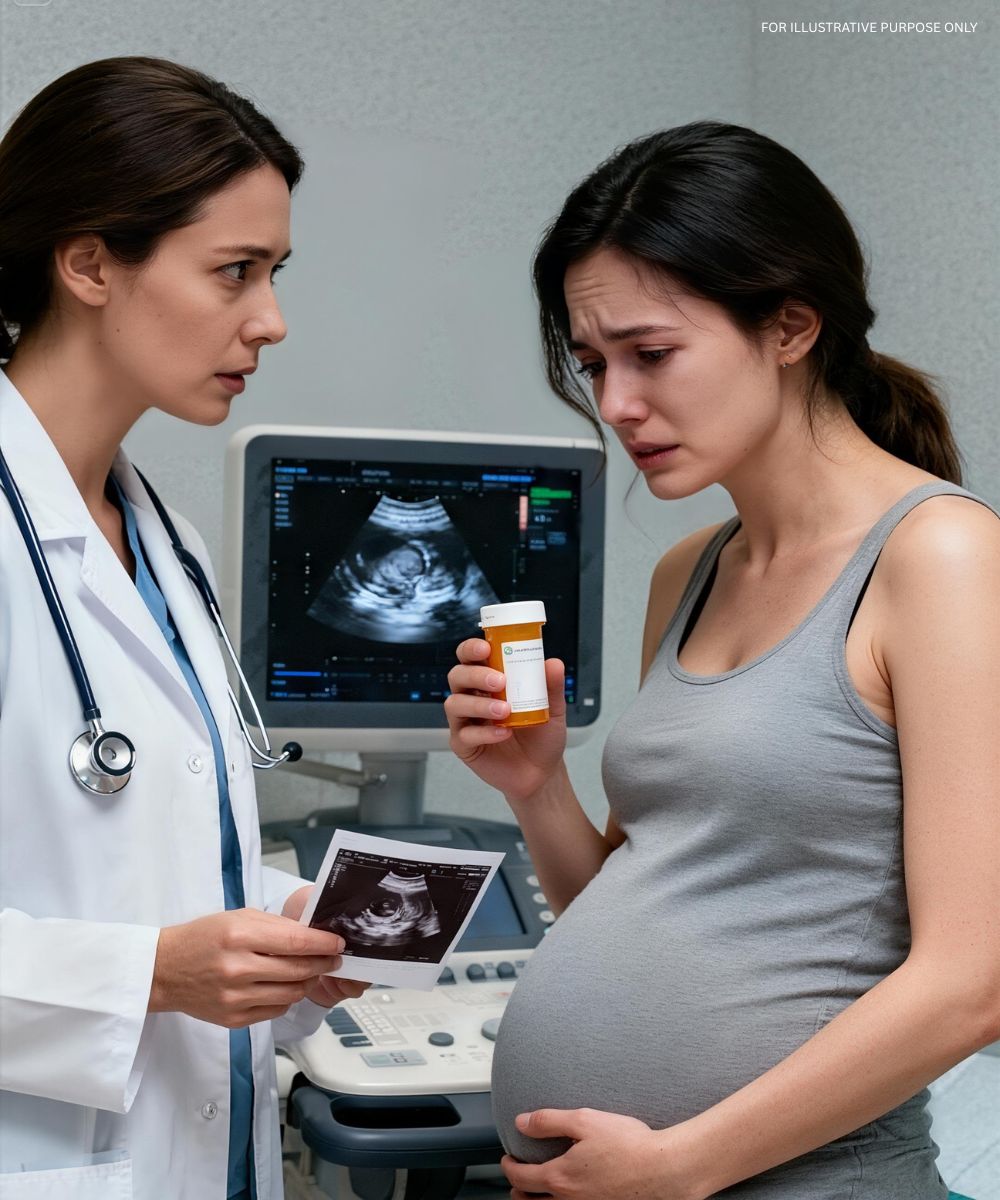 At my final prenatal appointment, the doctor looked at the ultrasound, then whispered, “Ma’am… your baby has stopped growing.” My whole body trembled as he asked, “Are you taking anything unusual?” I told him I’d only taken the prenatal vitamins someone gave me and the moment I revealed who that person was, everything in the room changed.