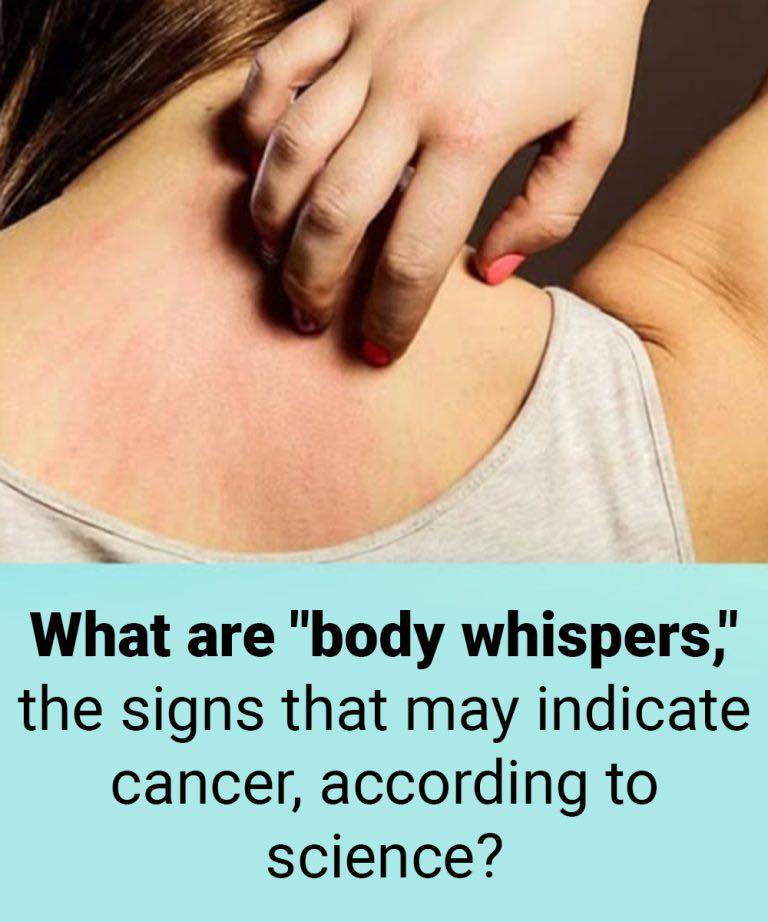 What are “body whispers,” the signs that may indicate ca:nc.er, according to science?