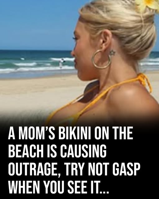 A Mom’s Bikini Is Causing Outrage At The Beach. Try Not To Gasp When You See It