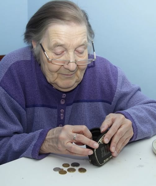 The Biker Who Became Her Guardian How an Old Woman Counting Pennies Changed My Life!