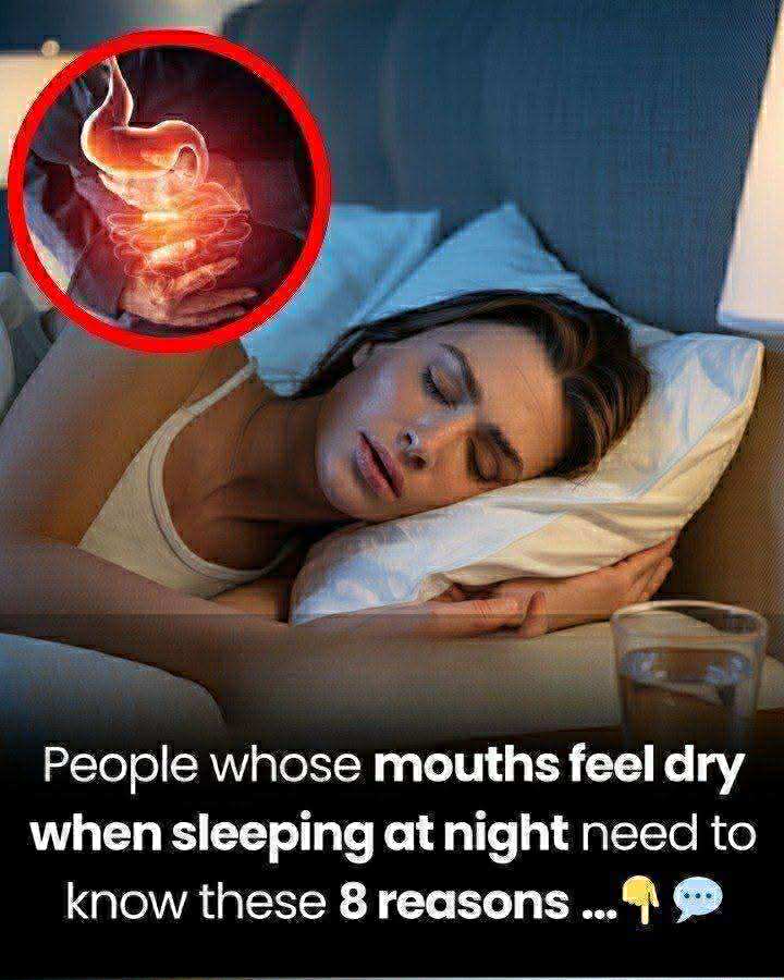 If your mouth feels dry at night, here are 8 reasons why