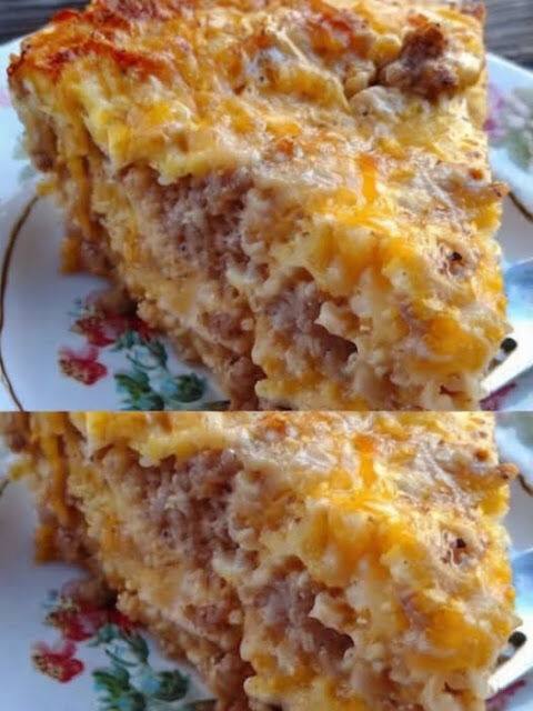 Grandmas Famous Monterey Sausage Pie!