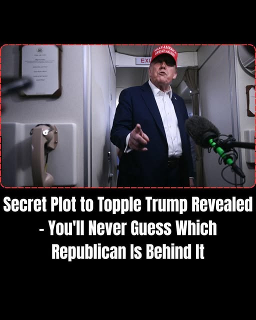 Secret Plot to Topple Trump Revealed – You\’ll Never Guess Which Republican Is Behind It…See more