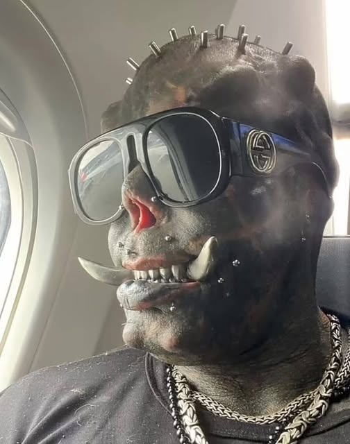 Tattooed Man Known As ‘Human Satan’ Who Amputated His Fingers Reveals How He Looked Before