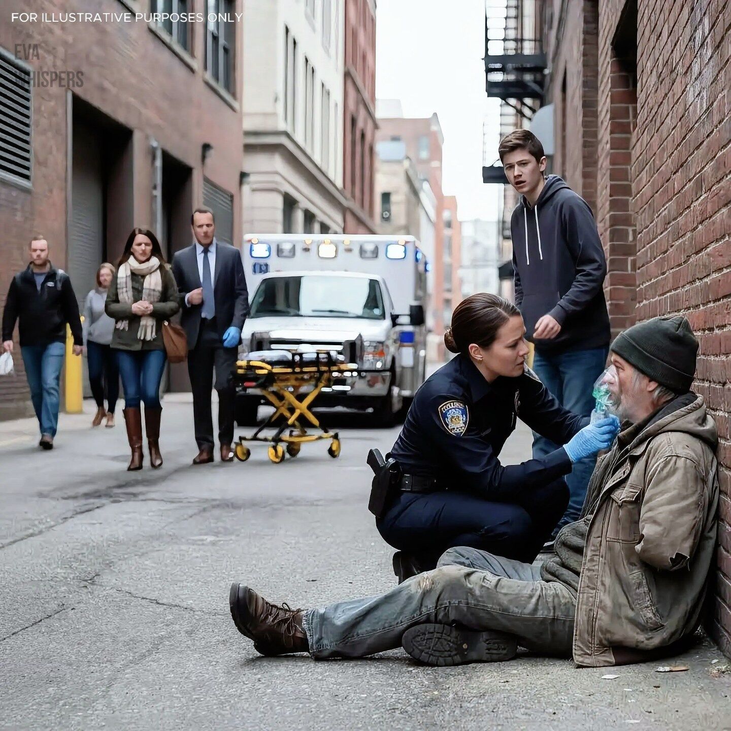 Everyone Refused to Give CPR to a Homeless Man with No Arms, I Stepped In, and the Next Morning a Red Mercedes Stopped Outside My House