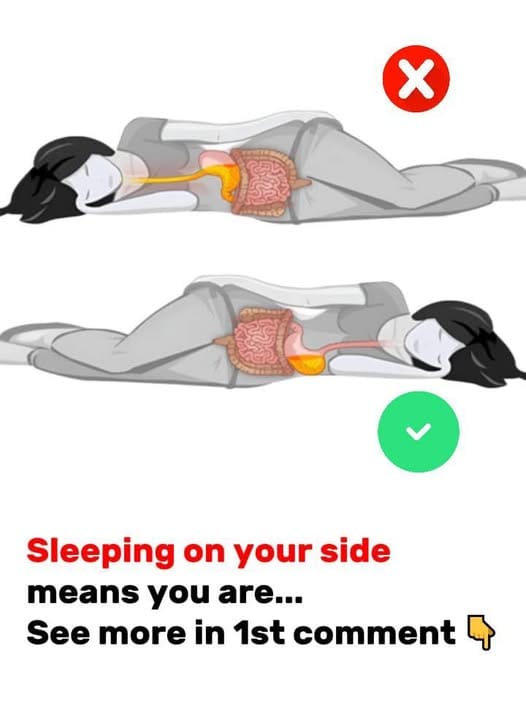 Sleeping on your side means you are…