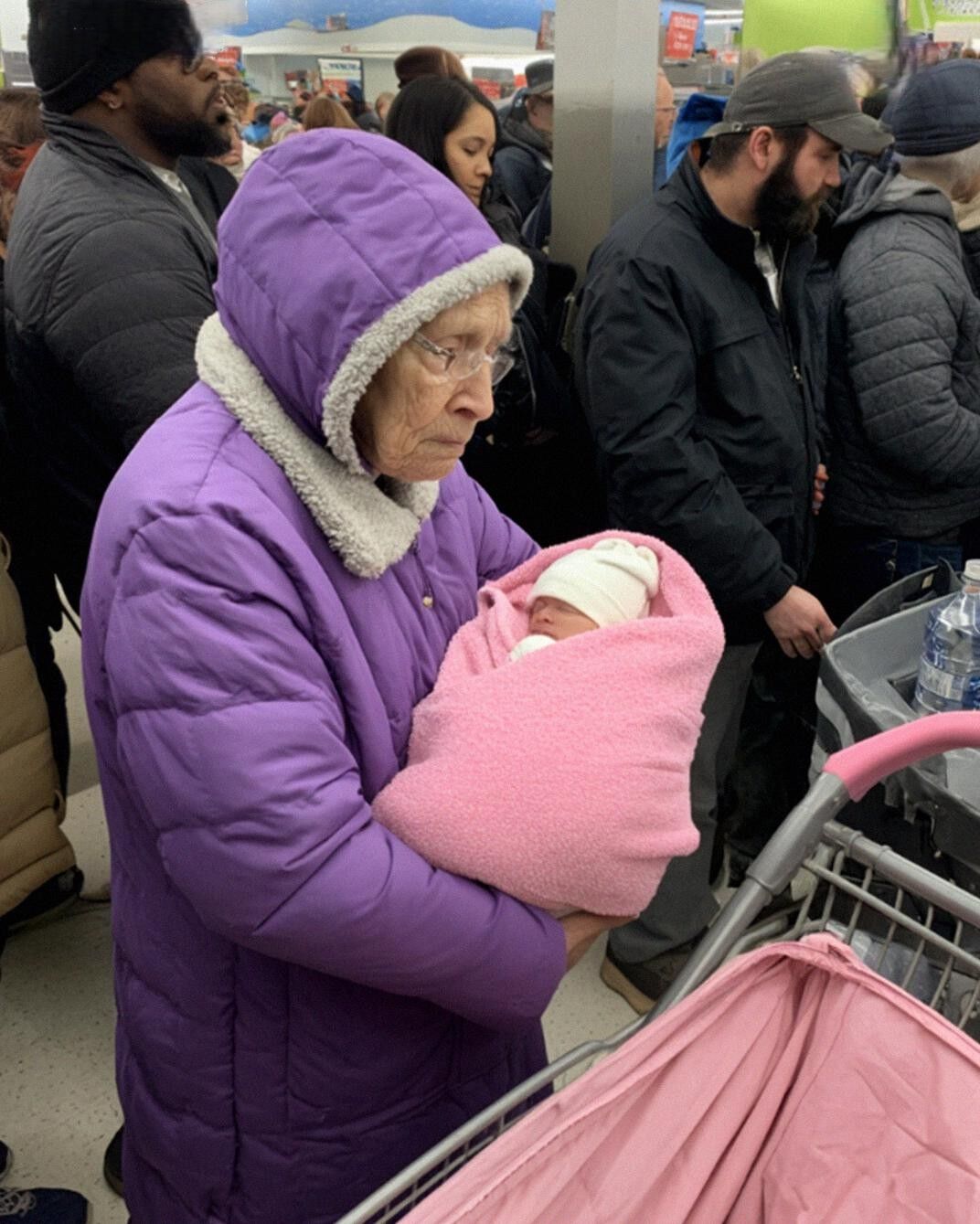 People Mocked Me When My Card Got Declined While I Was Holding My Baby Granddaughter, Then a Voice Behind Me Said, Maam! You With the Baby