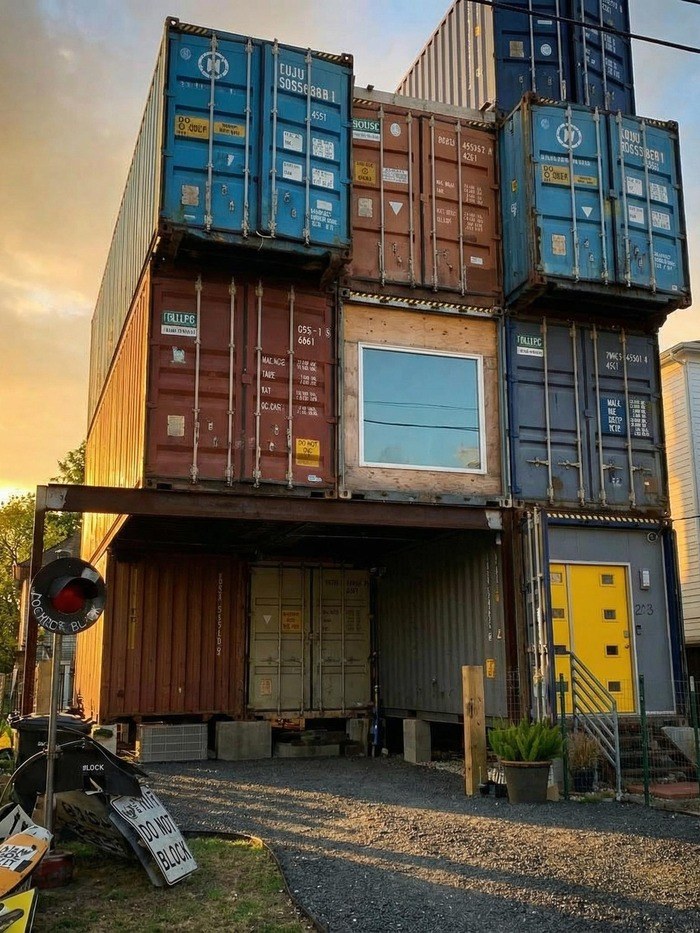 How a Man Created His Dream Home Using Shipping Containers